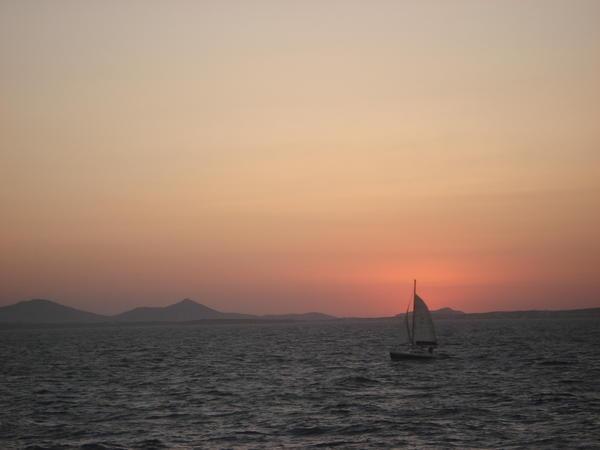 sunset Naxos