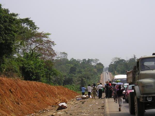 Scene from a Ghanaian Roadblock