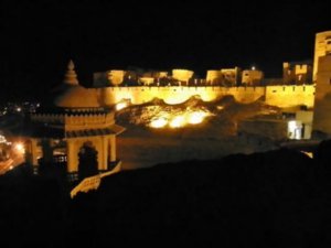 The Fort at night