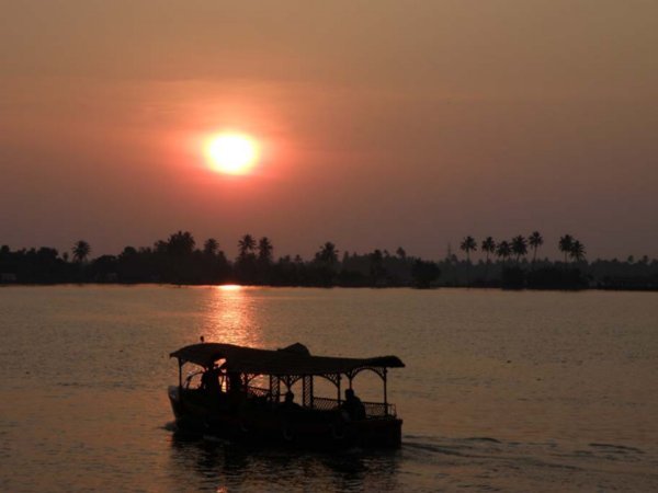 Sunset in the Backwaters