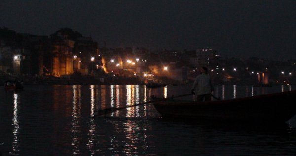 The Ganges at night