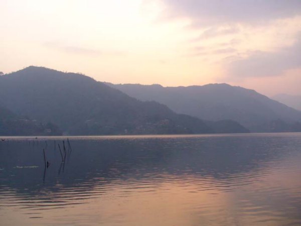 Pokhara's lake