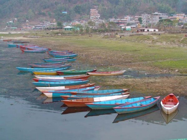 Boats in Pokhara 2