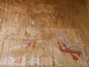 Detail of the colours in Karnak