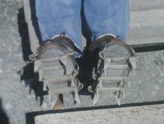 Crampons - Glacier Walking Shoes
