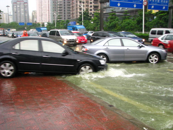 When it rains in Shenzhen