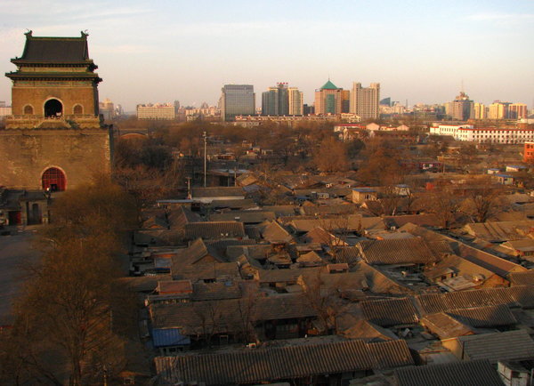 Beijing, from the Drum Tower