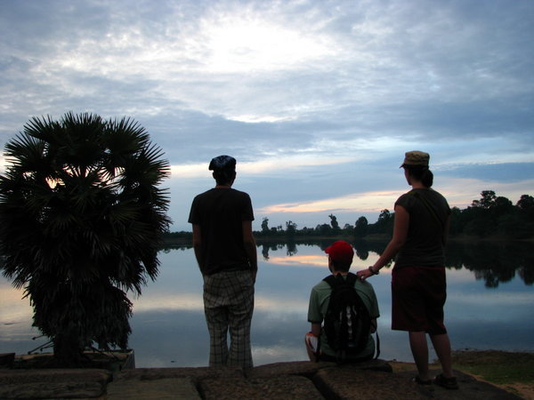 Sunrise at Srah Srang Lake, Angkor Wat