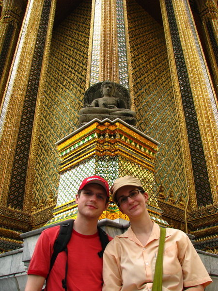 Jen and Dean, Grand Palace, Bangkok