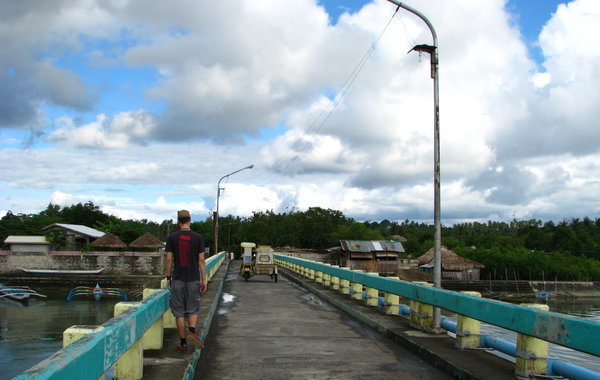 Bridge from Donsol Beach into town