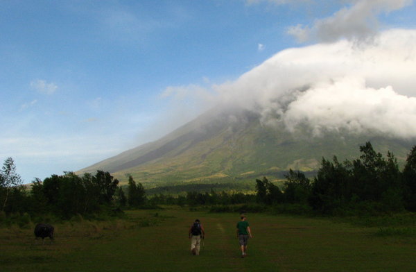 Hiking Mt. Mayon, the most active volcano in the Philppines