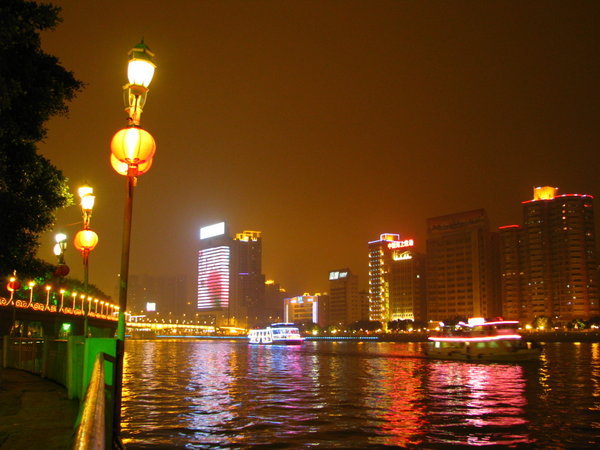 The Pearl River viewed from Shamian Island, Guangzhou
