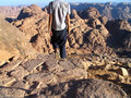 Descending from Mt. Sinai, Egypt