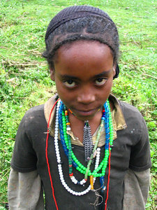 Oromo Tribe girl, Ethiopia