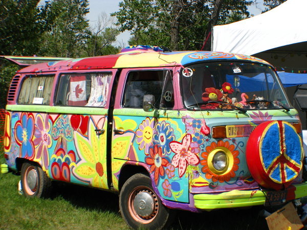 Hippy Van, South Country Fair, Alberta | Photo