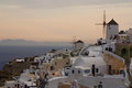 Famous sunset over Oia
