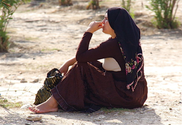 Turkish Woman contemplating