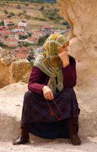 Turkish Woman contemplating
