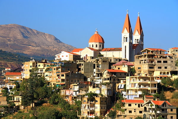 Bcharré, a quaint village in the Cedar Mountains, North Lebanon