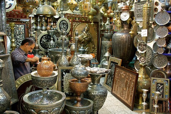 Metal Engraving Shop, Bazar e-Bozorg, Esfahan