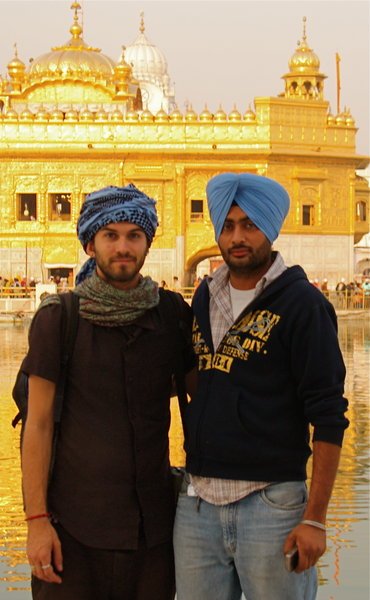 Me with Sikh Man