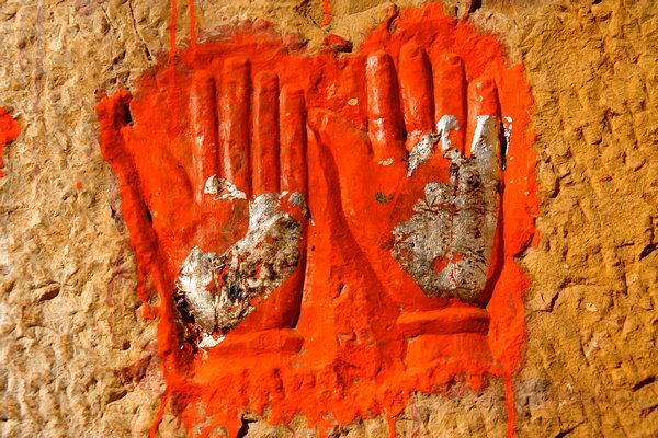 Handprints, Jaisalmer Fort
