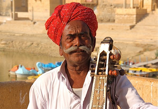 Rajasthani Musician, Jaisalmer Tank