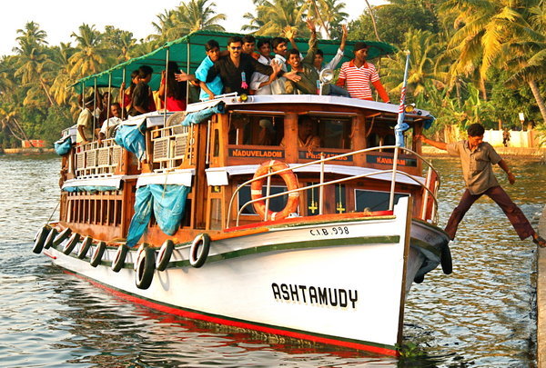 Local Ferry, Kerala Backwaters