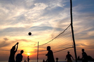 Volleyball on the beach, Arambol, Goa | Photo