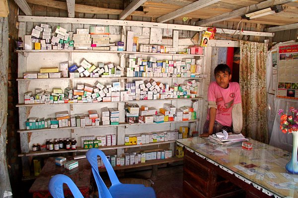 The Only Pharmacy in Town, Random Tiny Village Near Sundarbans National Park 