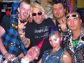 My crew with Charlie Harper of the UK Subs, one of the pioneers of punk rock