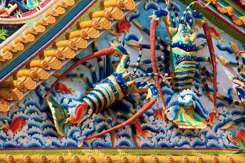 Lobsters on Temple Roof