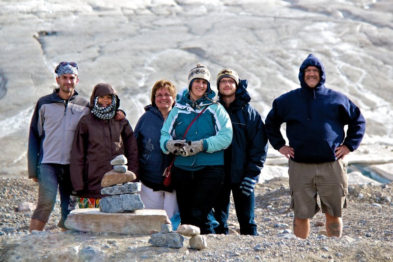 Kembel Family, Athabasca Glacier