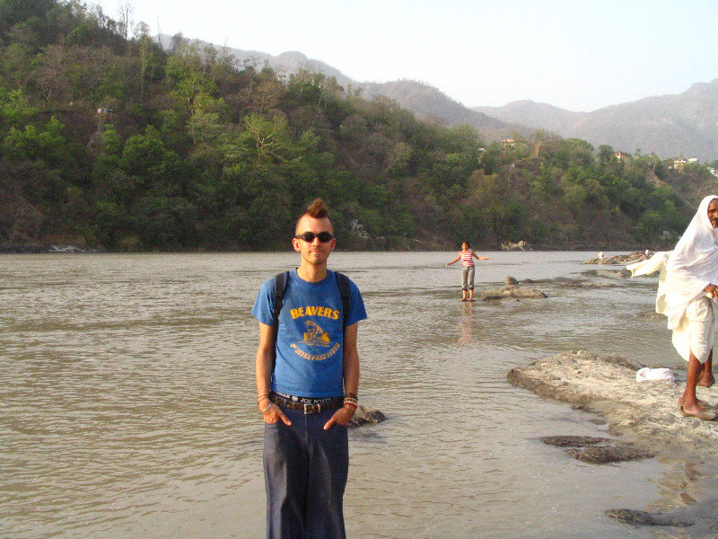 Me on my first trip to Rishikesh, 2005