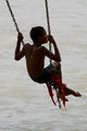 Swinging over the Ganges