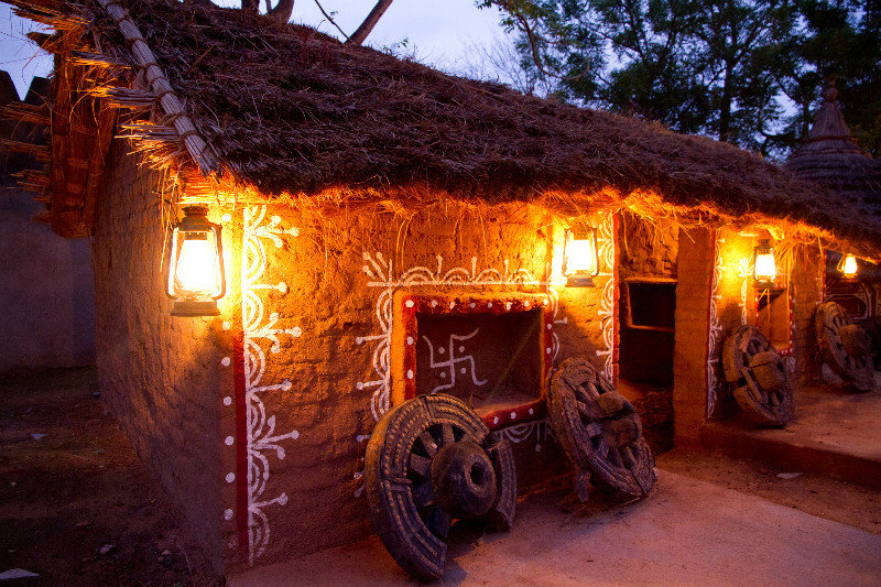 Rajasthani-style houses