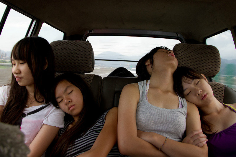 Few Taiwanese can endure a bus, trian, boat, or car ride without falling asleep