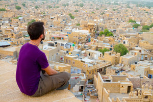 Me on top of the Jaisalmer Fort