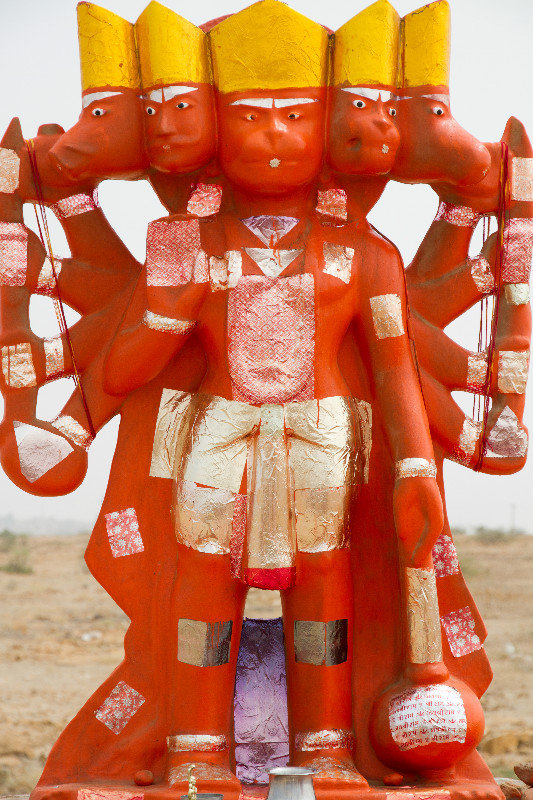 Hanuman Shrine in the Thar Desert