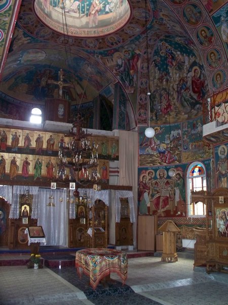 The Valea Plopului summer church