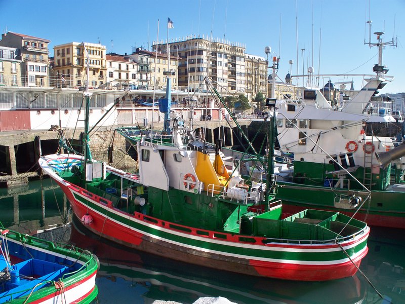 Basque fishing boat