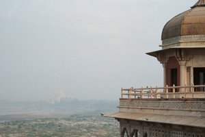 View from Agra Fort 