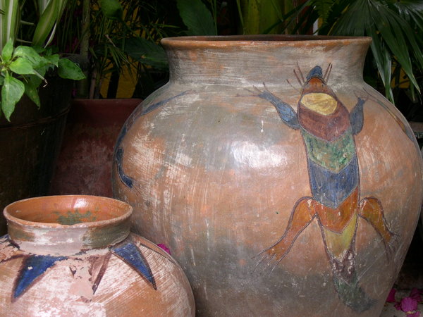 Hotel Courtyard Pottery