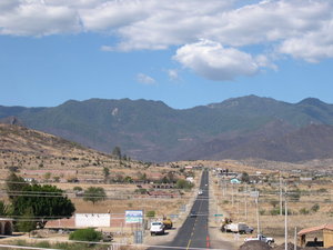 Road to Teotitlan del Valle
