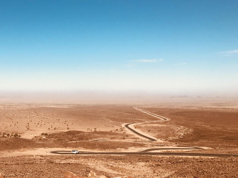 The vastness of the Sahara