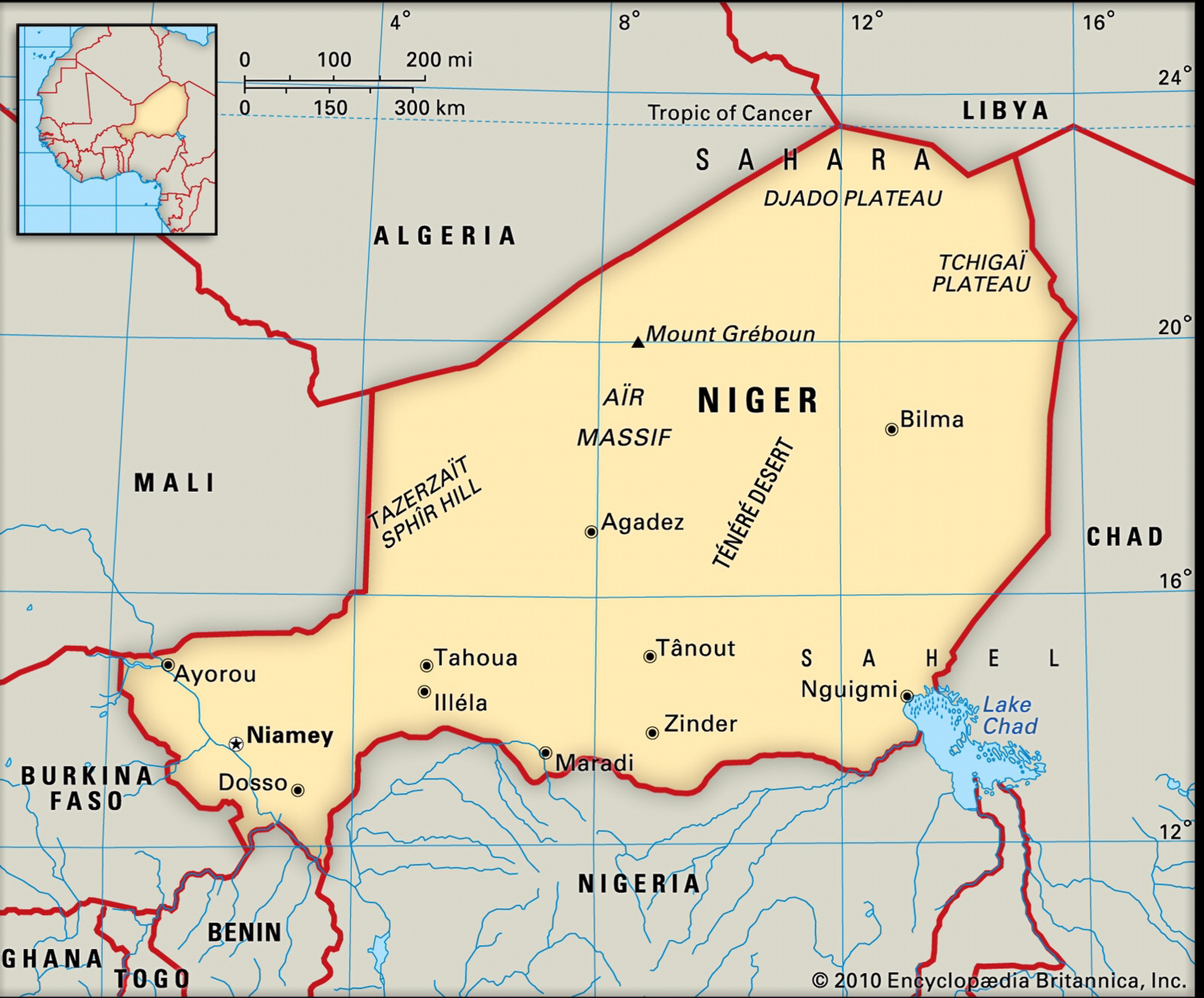 Map of Niger | Photo