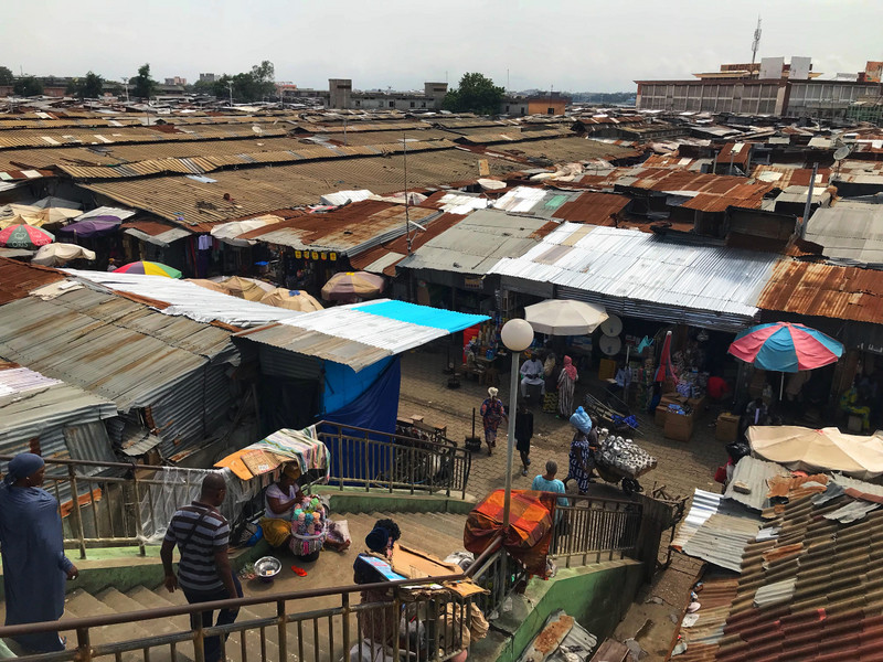 Cotonou roof scape