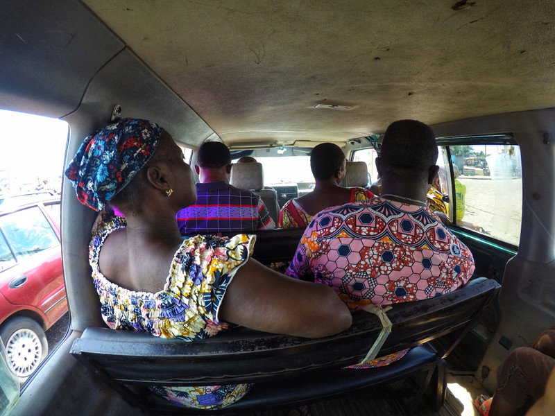 Back of the bus, Cotonou 