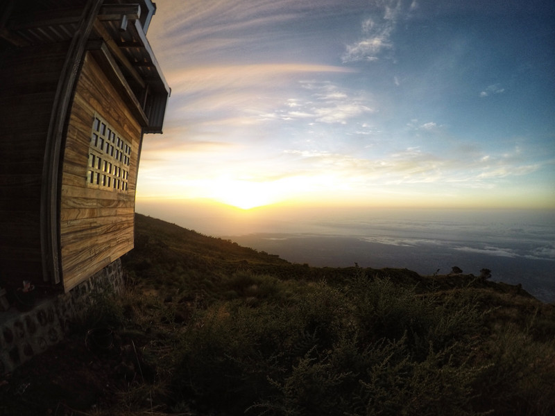 Sun sets on Mt Cameroon lodge