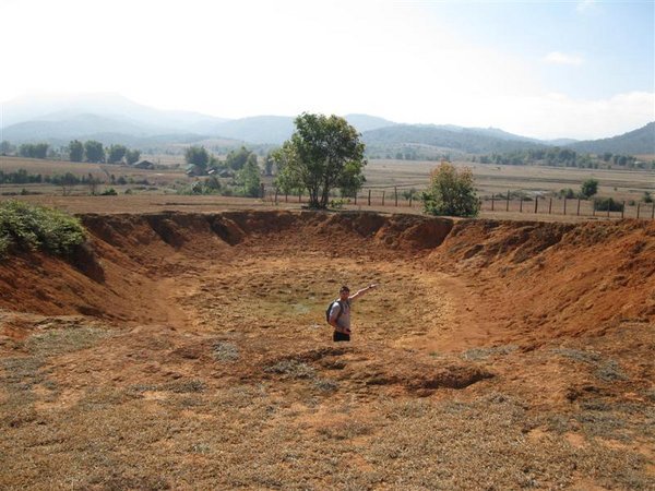 1000lb Bomb Crater Laos